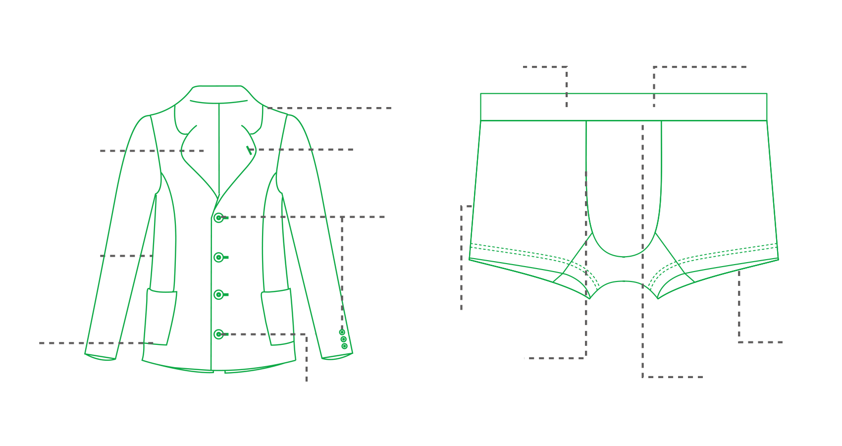 JACKET & MEN'S BRIEFS