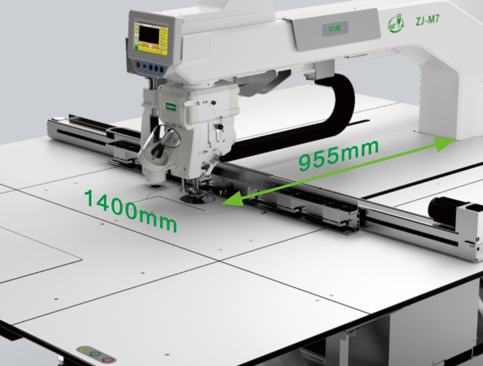Extra-Large Sewing Area for Single-Pass Completion