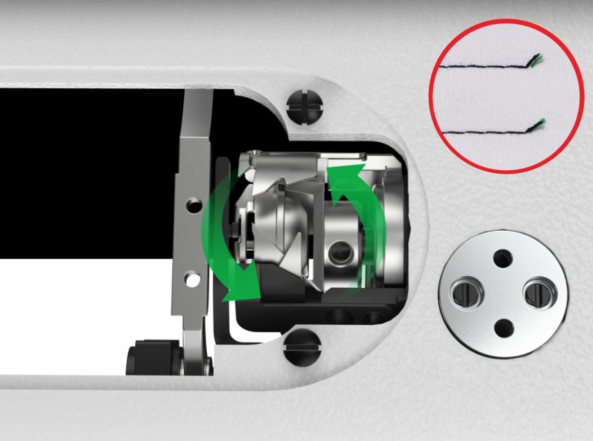 Dual-Knife Trimming: Short Thread Ends