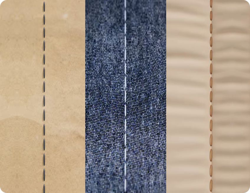 Stepper motor for precise stitch length